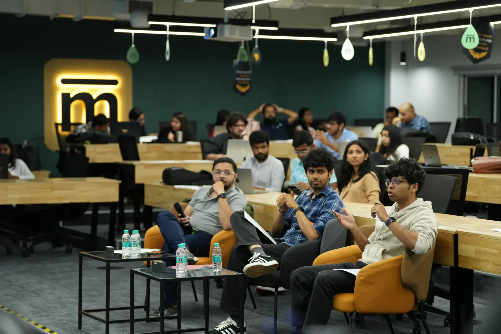 The Mesa classroom at WeWork Bannerghatta Road during a session