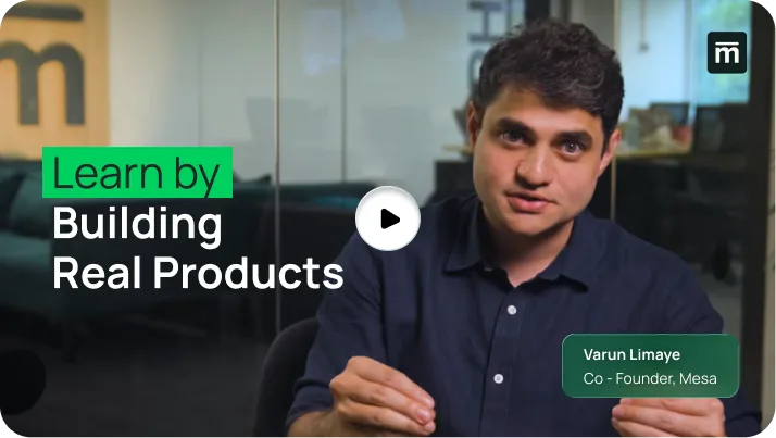 Varun Limaye, Co-Founder of Mesa, on the 2-minute walkthrough