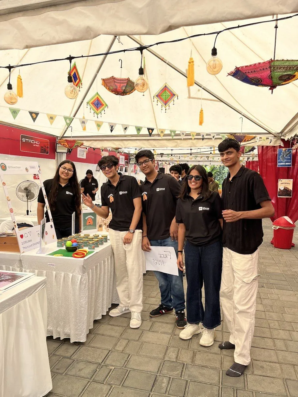 The Chew Cheer team at their BYOB stall