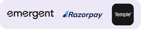 emergent, Temple and Razorpay