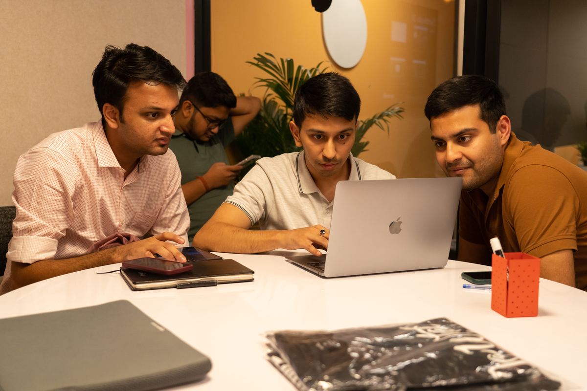 Software and full-stack engineers collaborating